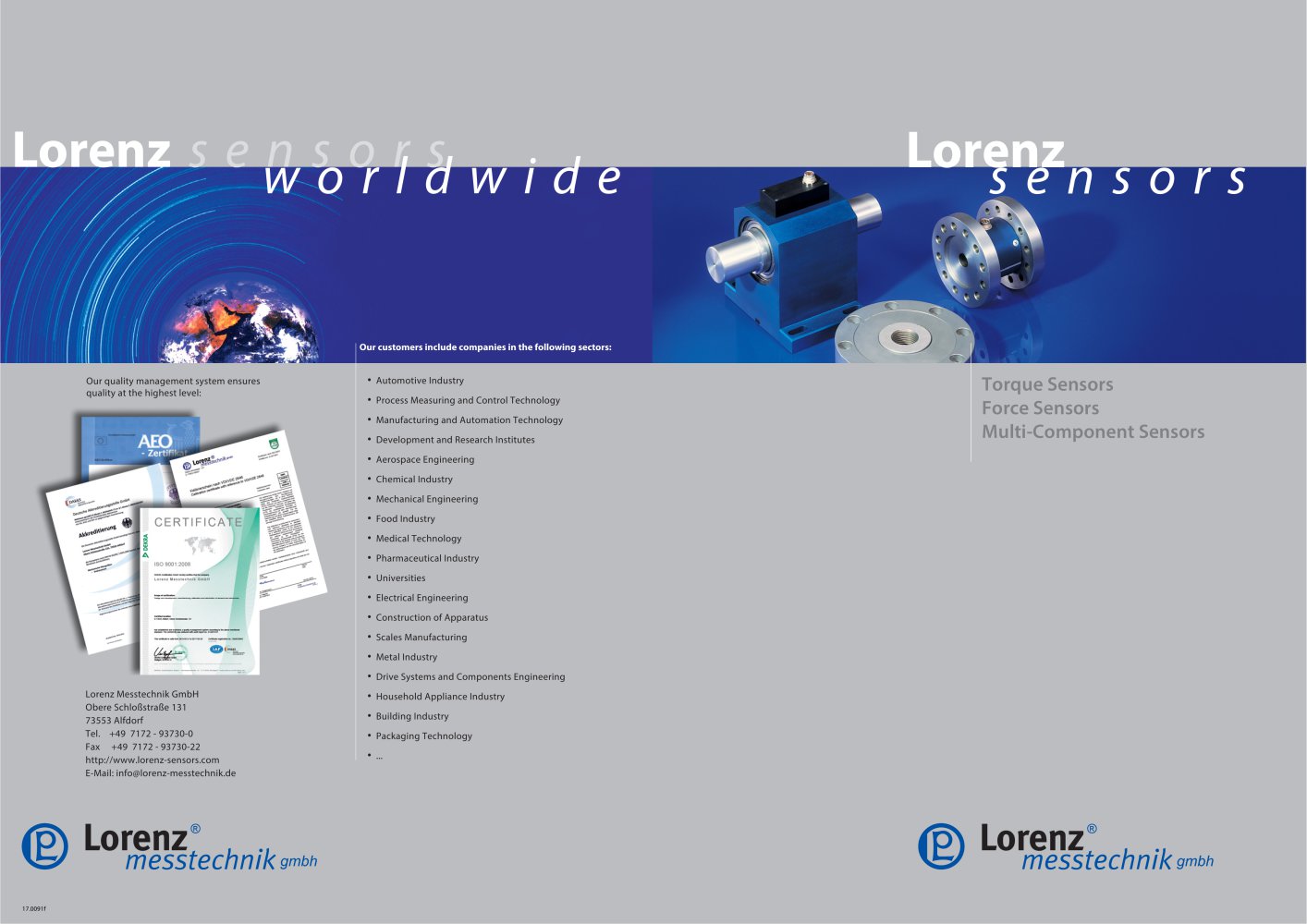 Sensor Catalog - Lorenz Messtechnik