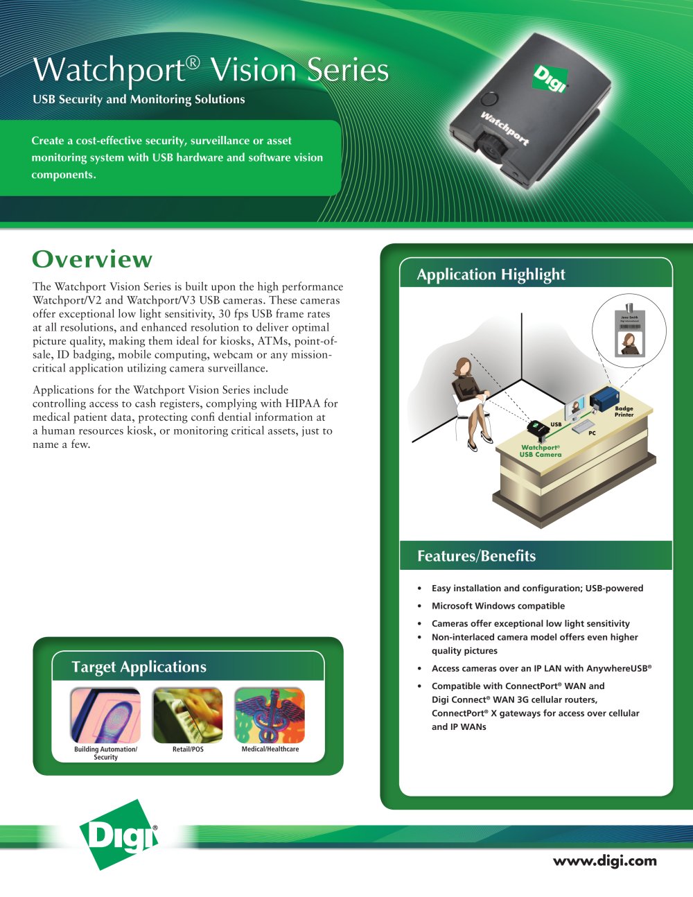Watchport&reg; Vision Series - Digi International