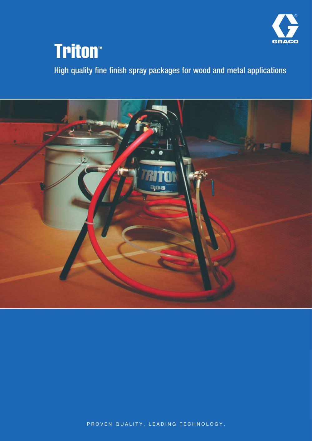 TritonTM High quality fine finish spray packages for wood and metal applications - GRACO
