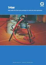 TritonTM High quality fine finish spray packages for wood and metal applications
