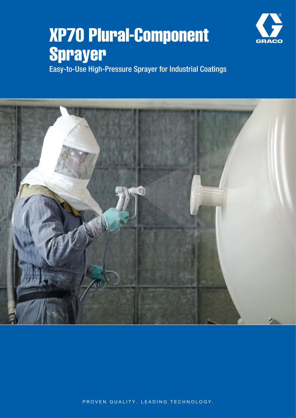 XP70 plural component sprayer for protective coatings - GRACO