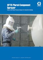 XP70 plural component sprayer for protective coatings