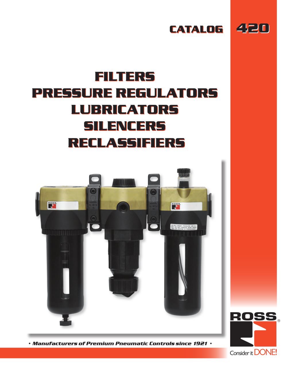 filters, regulators and lubricators - ROSS Controls