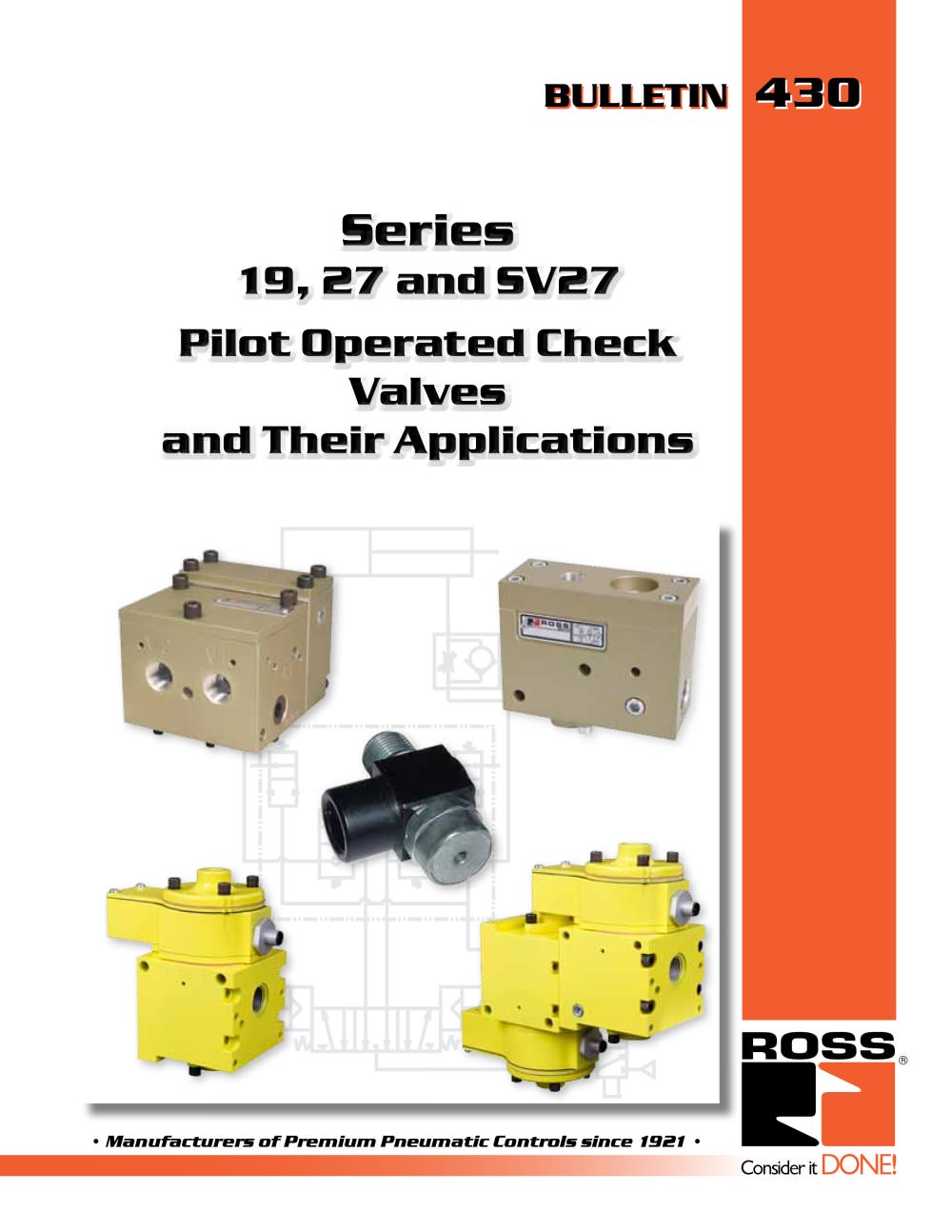 Pilot operated check valves - ROSS Controls