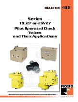 Pilot operated check valves