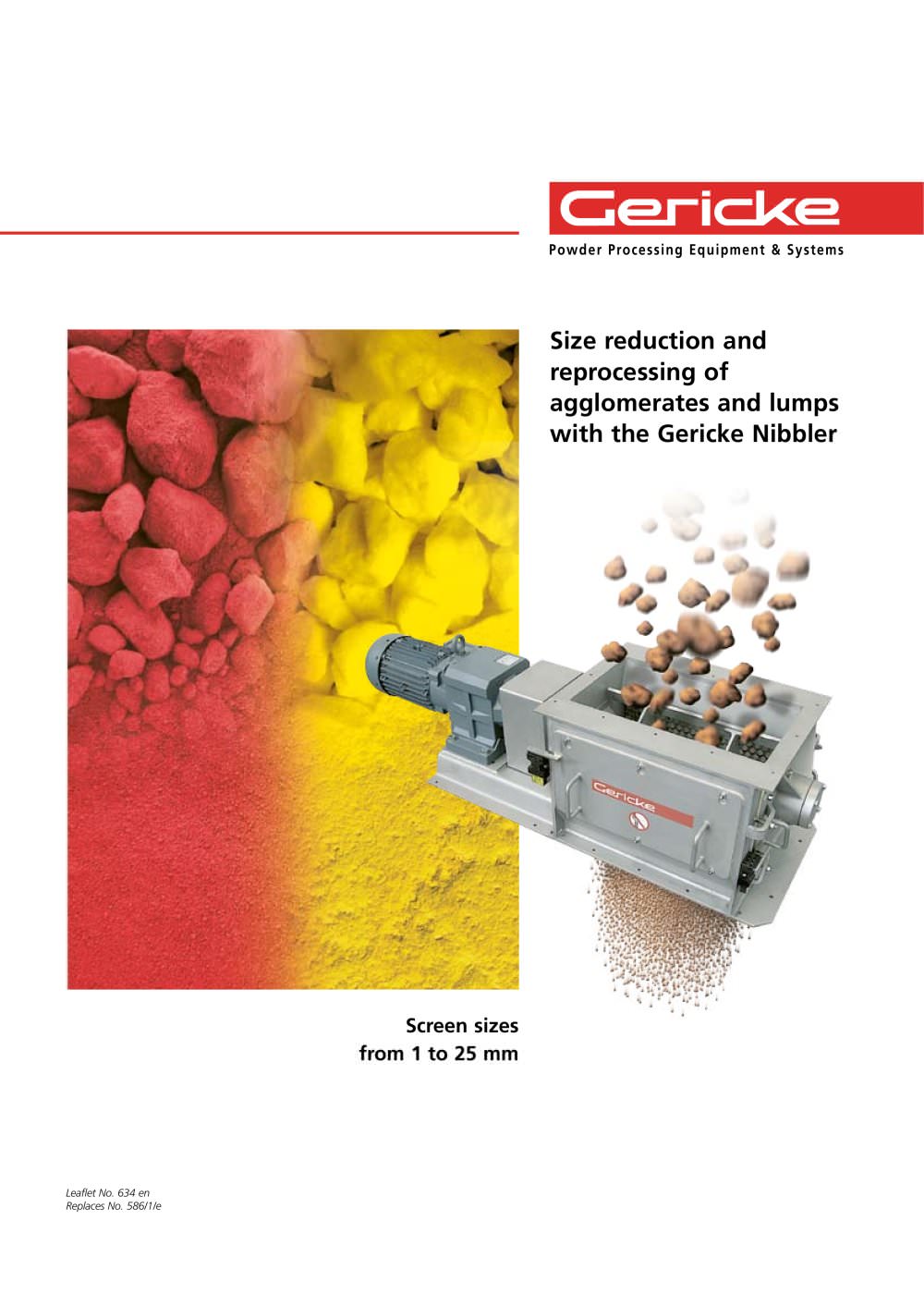 Size reduction - Gericke
