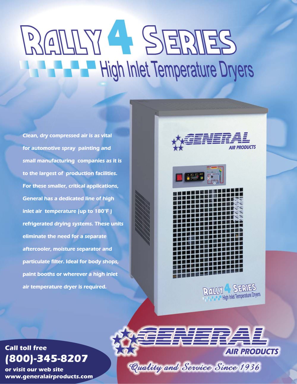 High Inlet Air Temp Dryer - General Air Products