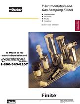 Instrumentation and gas sampling filters