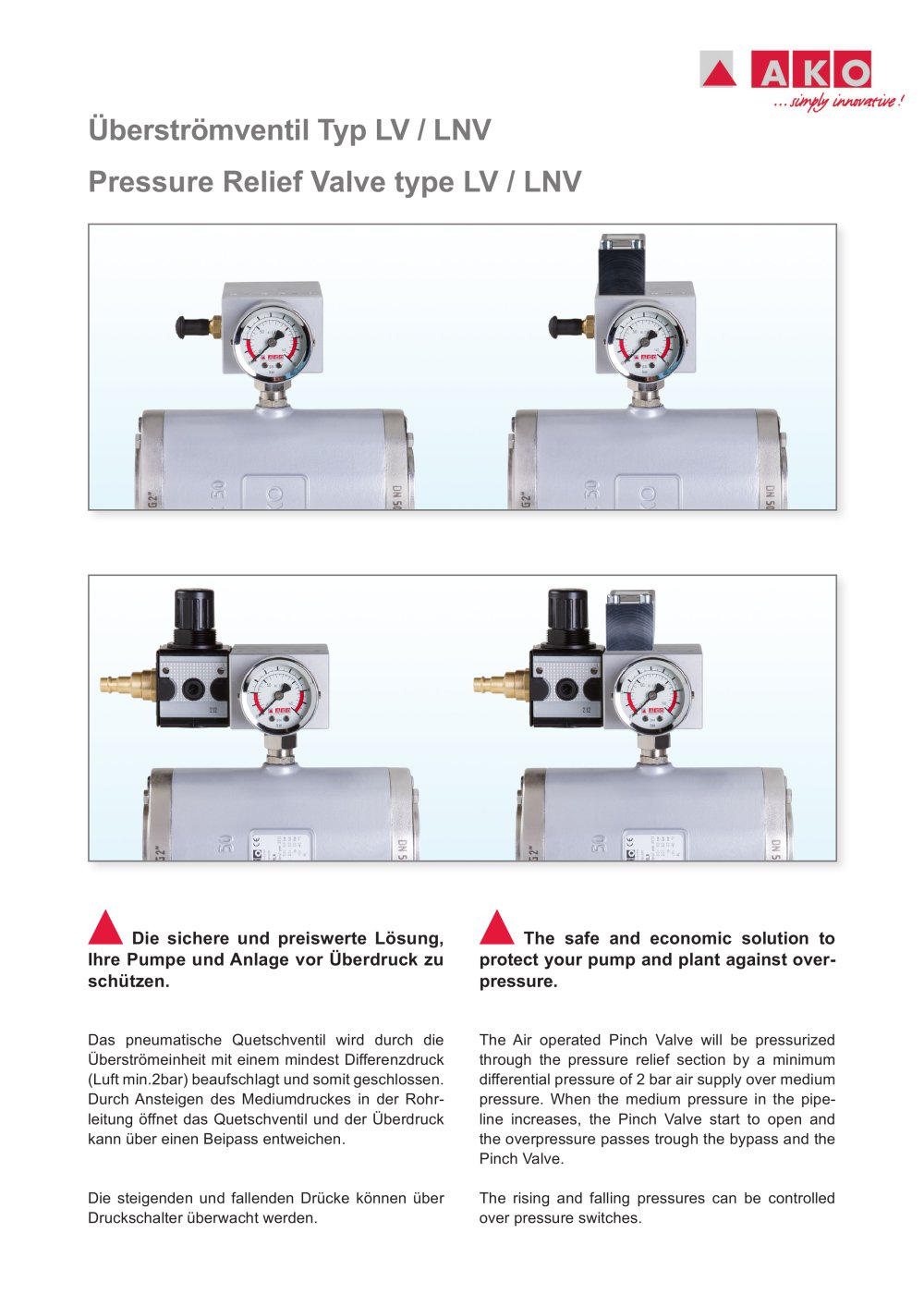 Pressure Relief Valve - AKO ARMATUREN