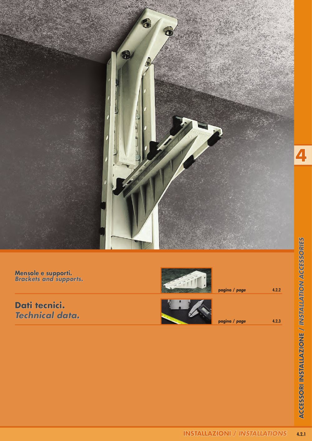 Brackets and supports - CANALPLAST