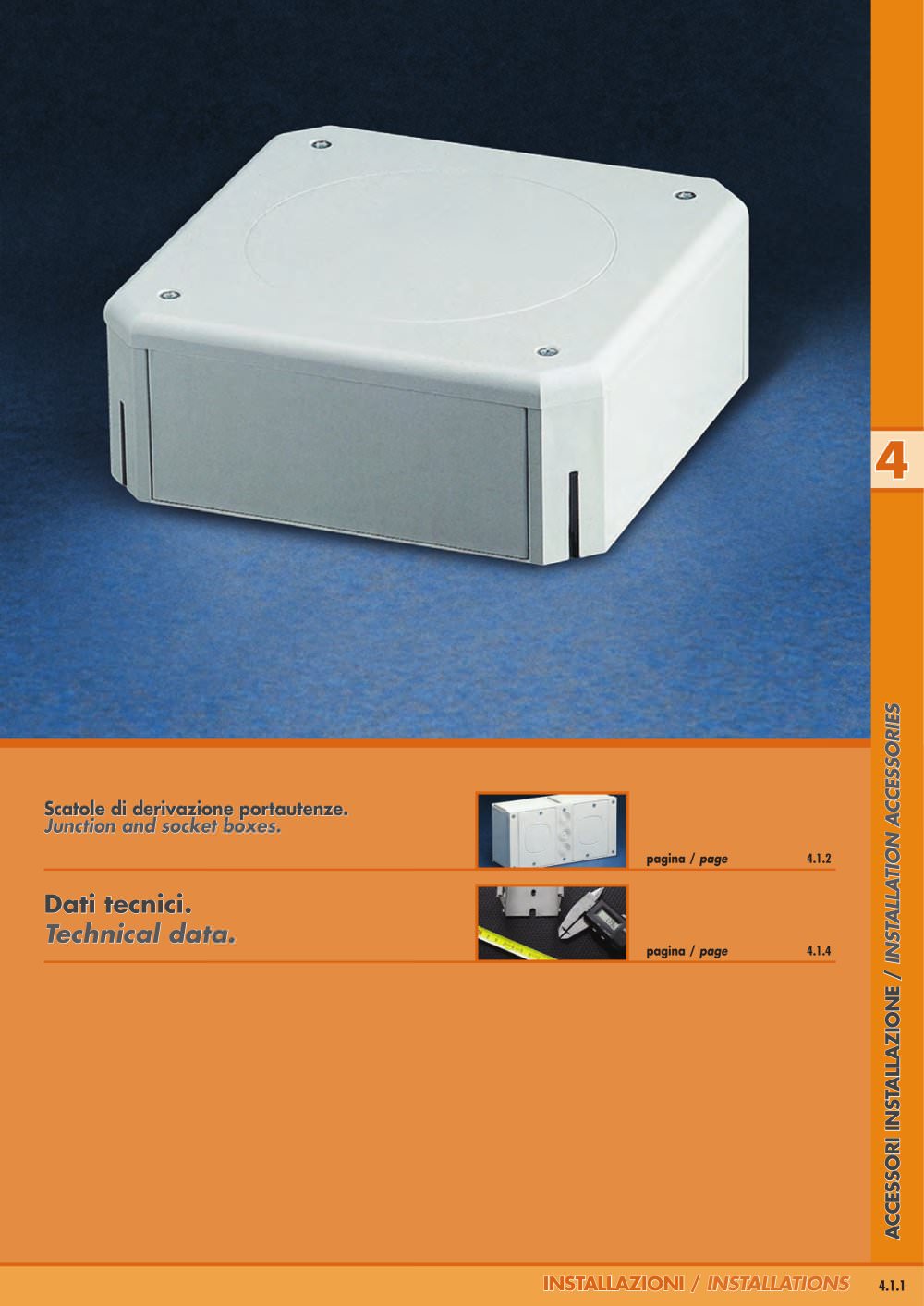 Junction and socket boxes - CANALPLAST