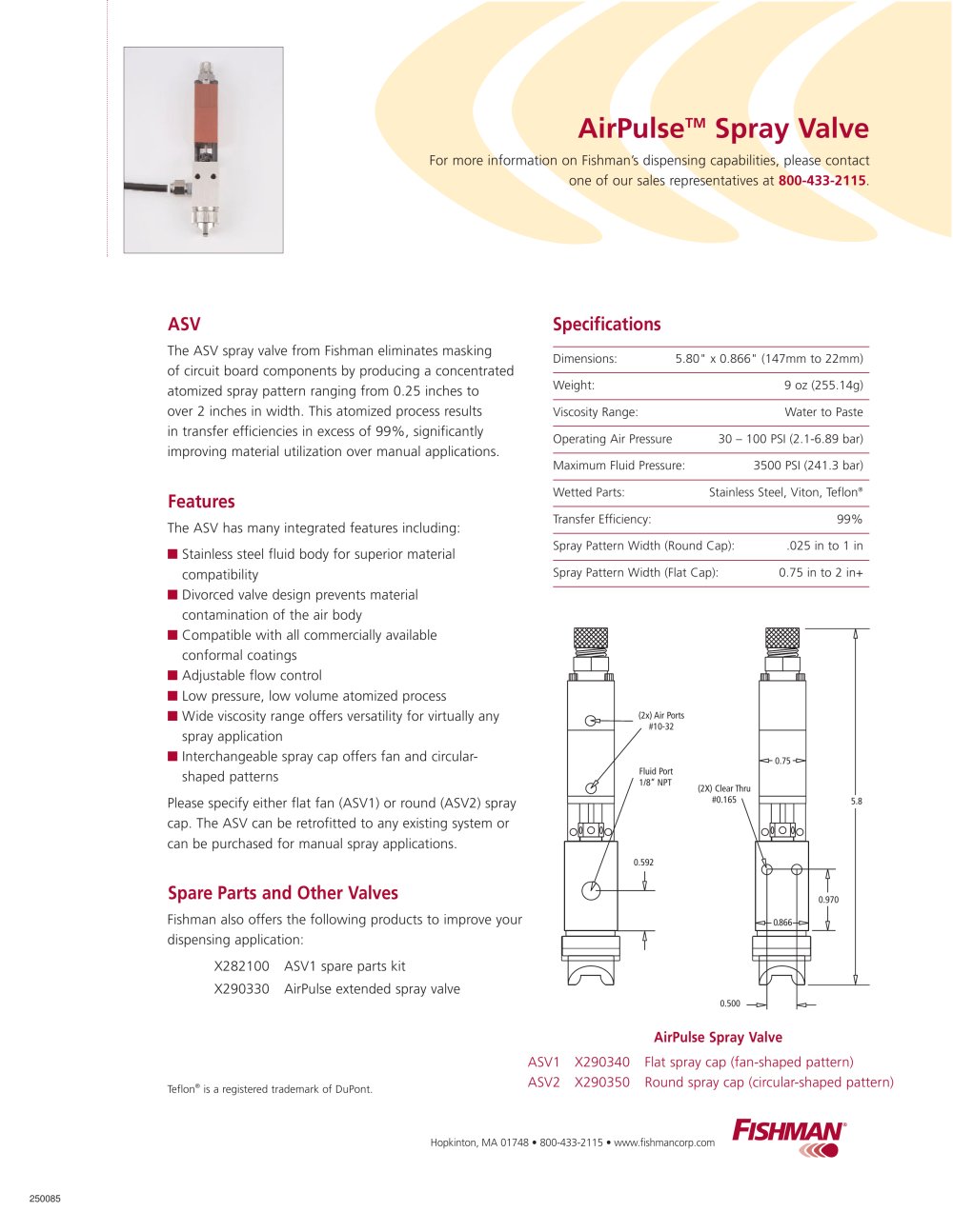 AirPulse Spray Valve - Fishman