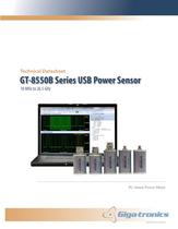 Giga-tronics GT-8550A Series USB Power Sensor Product Flier