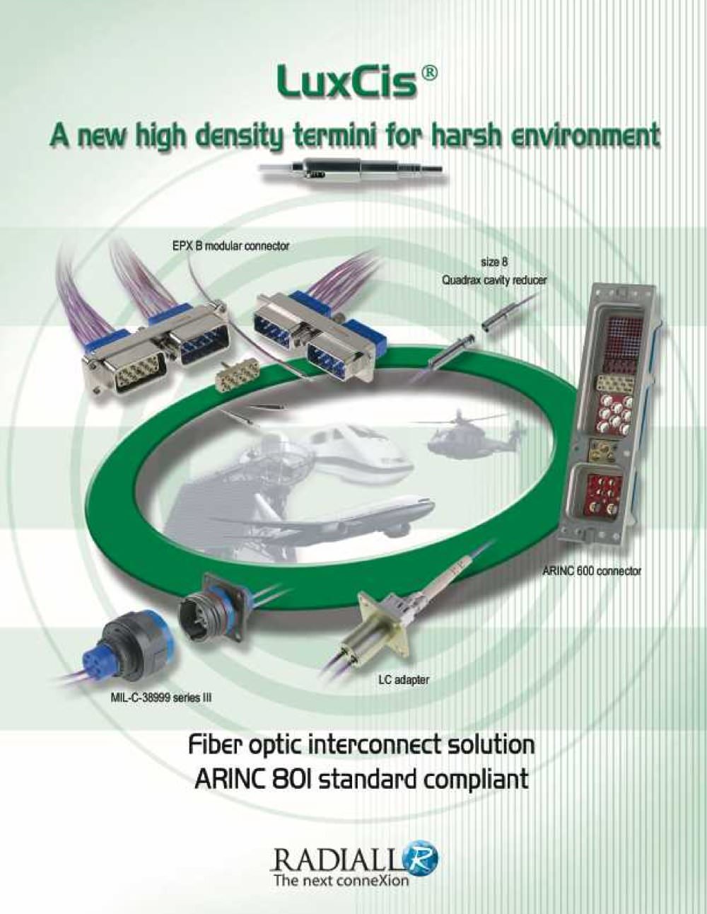 ARINC 801 LuxCis&reg; Termini - Radiall