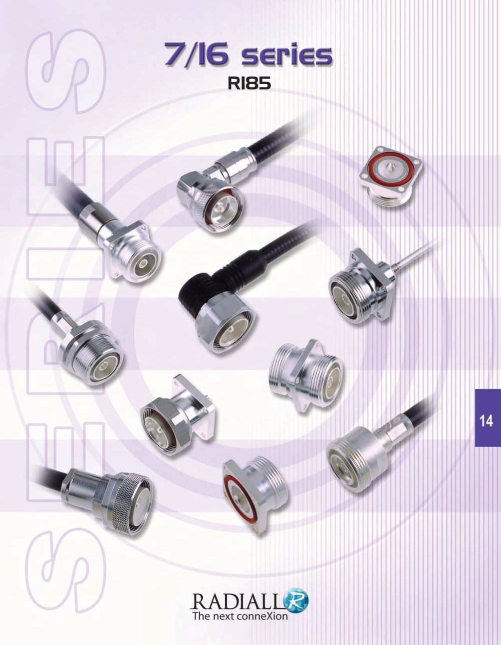RF Coaxial Connectors 7/16 Series - Radiall