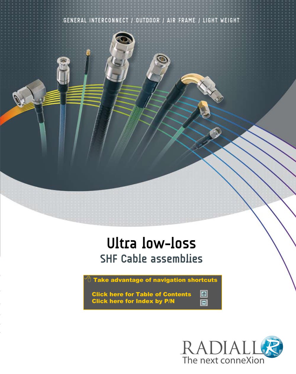 Ultra-Low Loss SHF Cable Assemblies - Radiall