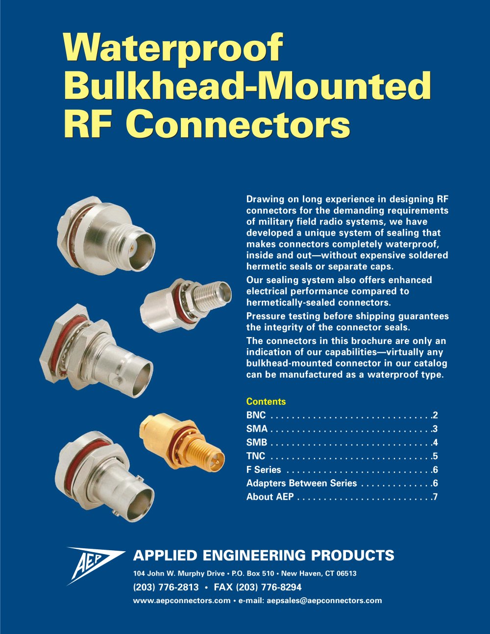 Waterproof Connectors - Radiall