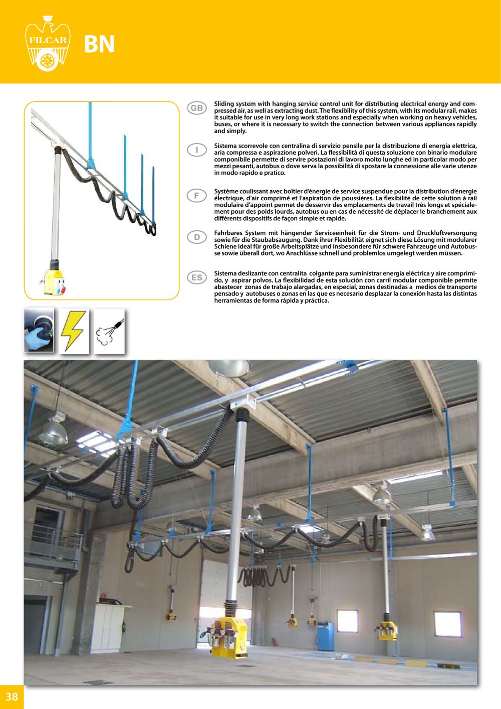 DUST EXTRACTORS Sliding Systems - FILCAR