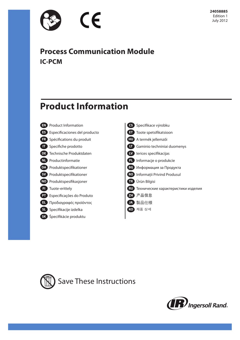 Process Communication Module IC-PCM - 1 / 20 Pages