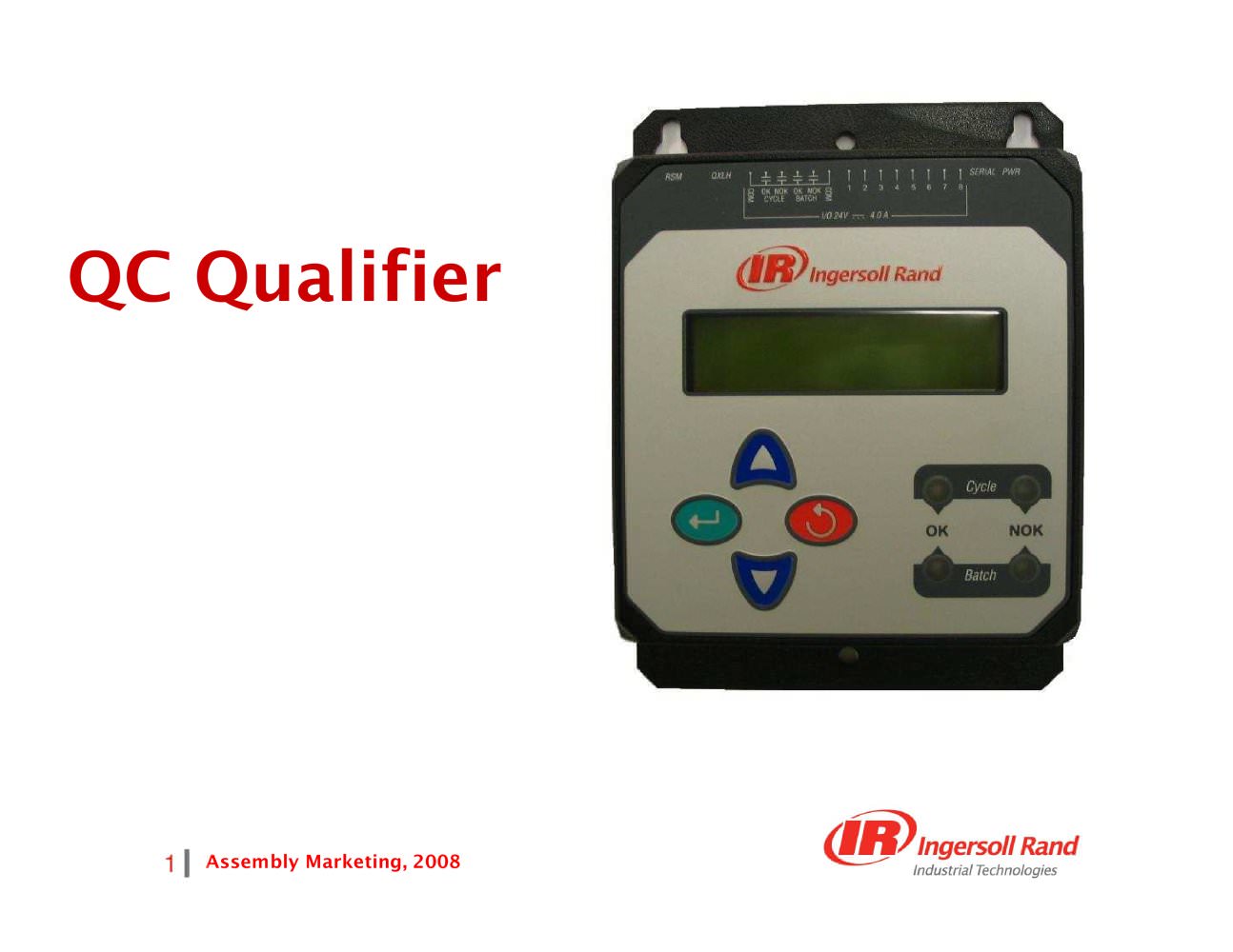 QC Qualifier - Ingersoll Rand