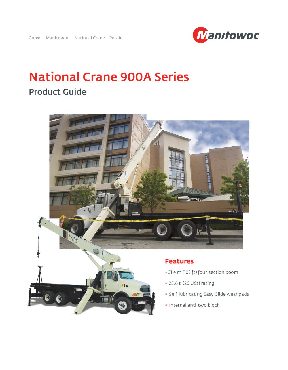 Telescoping Cranes  900A - Manitowoc Cranes