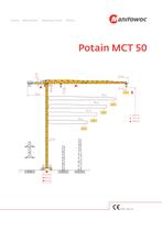 Top slewing cranes  MCT 50