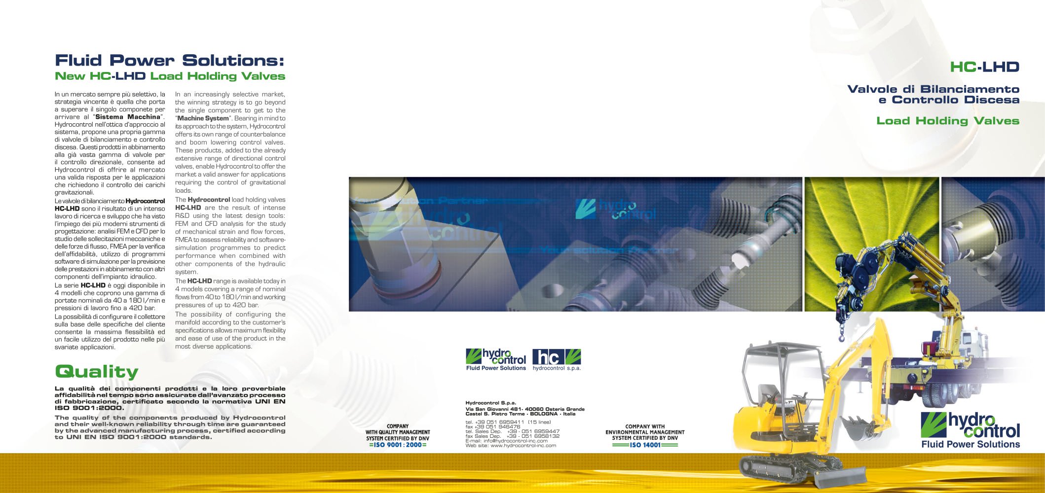 Load Holding Valves - HYDROCONTROL