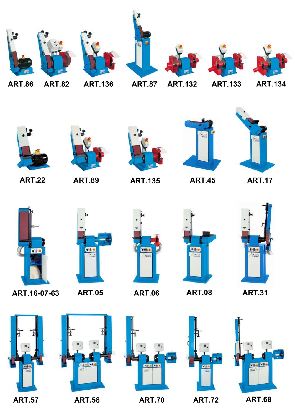 belt grinding machine - ACETI MACCHINE