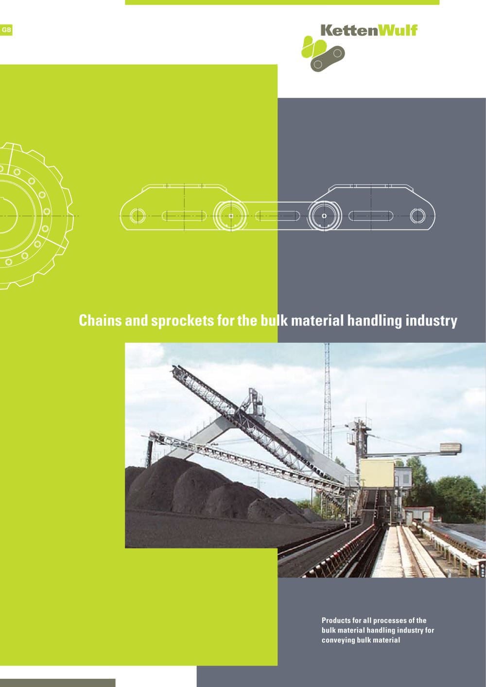 Chains and sprockets for the bulk material handling industry - Ketten Wulf