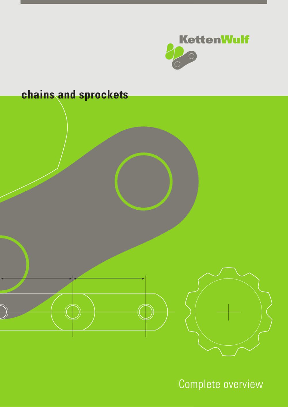 Product catalogue "chains and sprockets" - Ketten Wulf