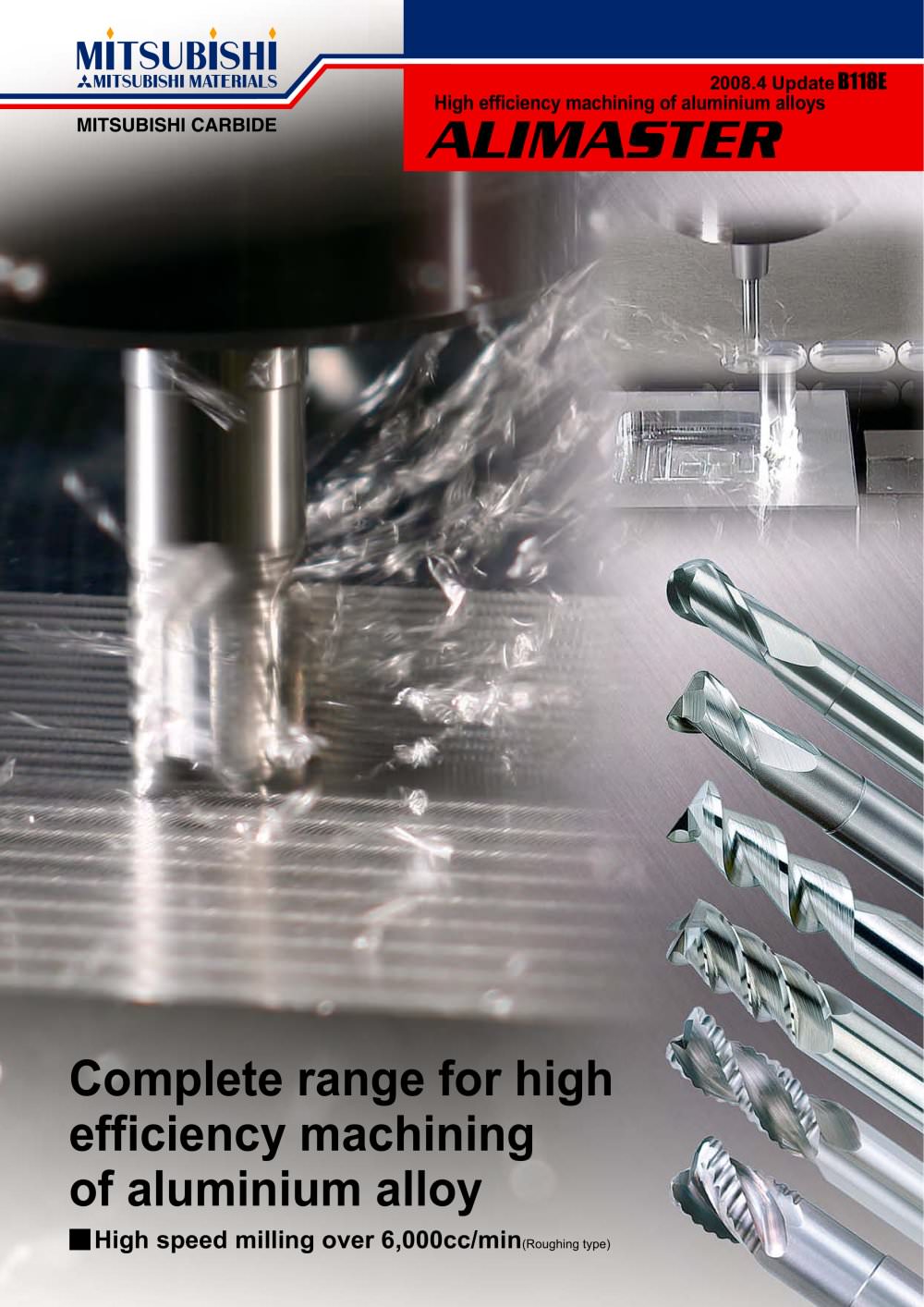 Alimaster solid carbide end mills - MITSUBISHI MATERIALS