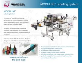 MODULINE in line labeling system