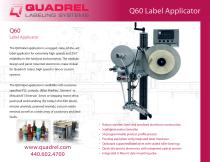 Q60 WIPE-ON APPLICATOR label applicator
