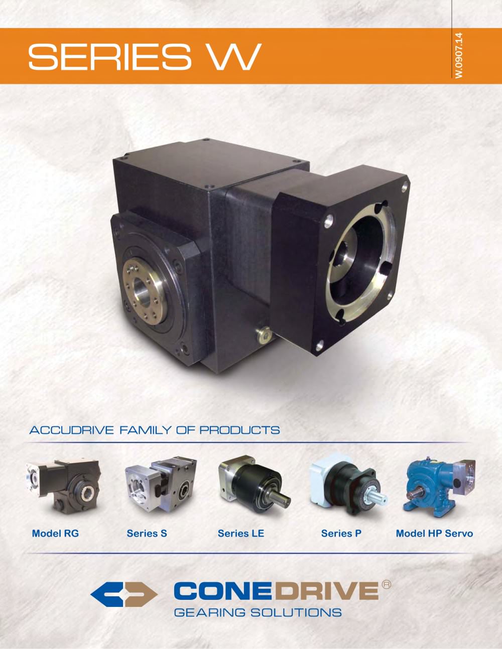 Servo Drives Series W - Cone Drive Gearing Solutions
