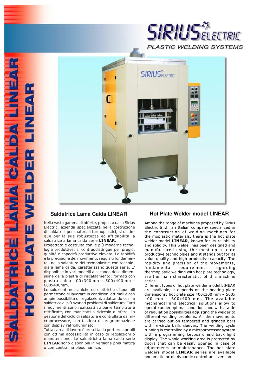 SIRIUS ELECTRIC - 
