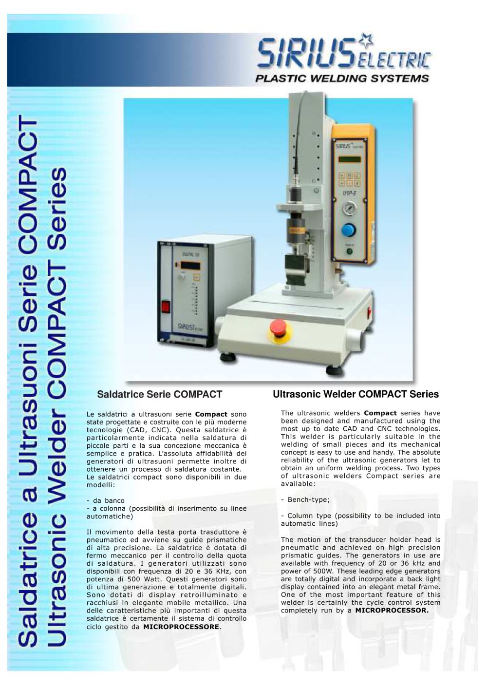SIRIUS ELECTRIC - 5937, 2972, 5015, 2625, 80903, 2509