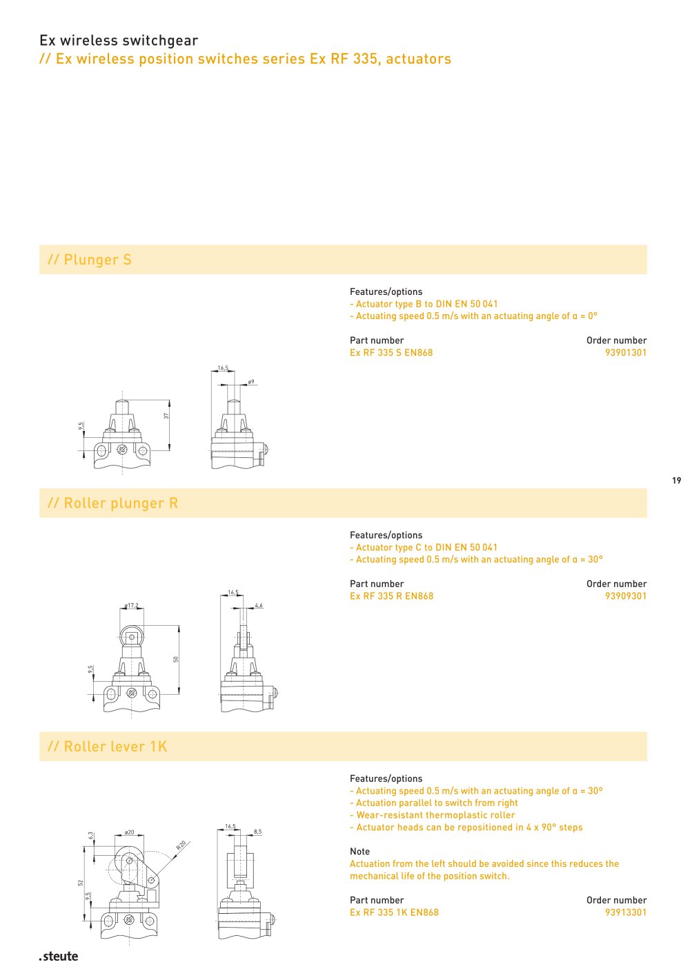 steute Schaltger&auml;te - 146373, 94229