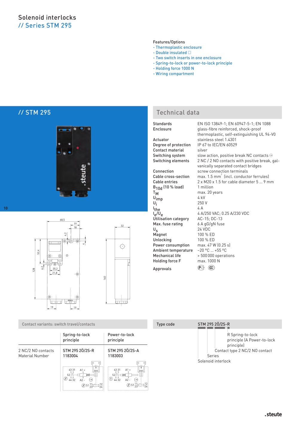 steute Schaltger&auml;te - 82057, 68308