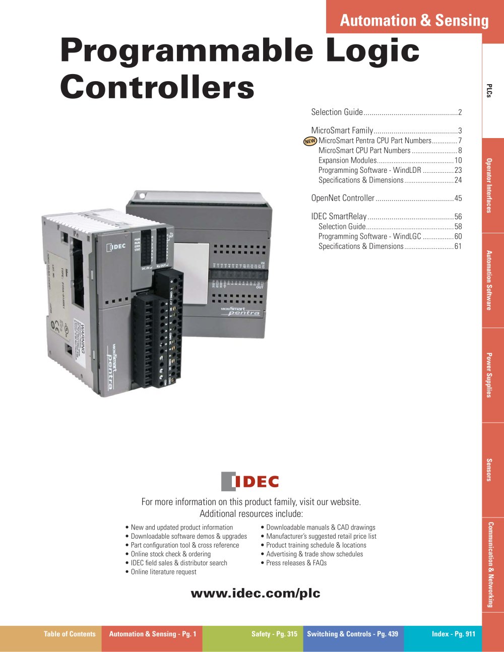 Complete PLC Catalog - IDEC