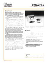 PAC and PAV AC Current and Voltage Transducers