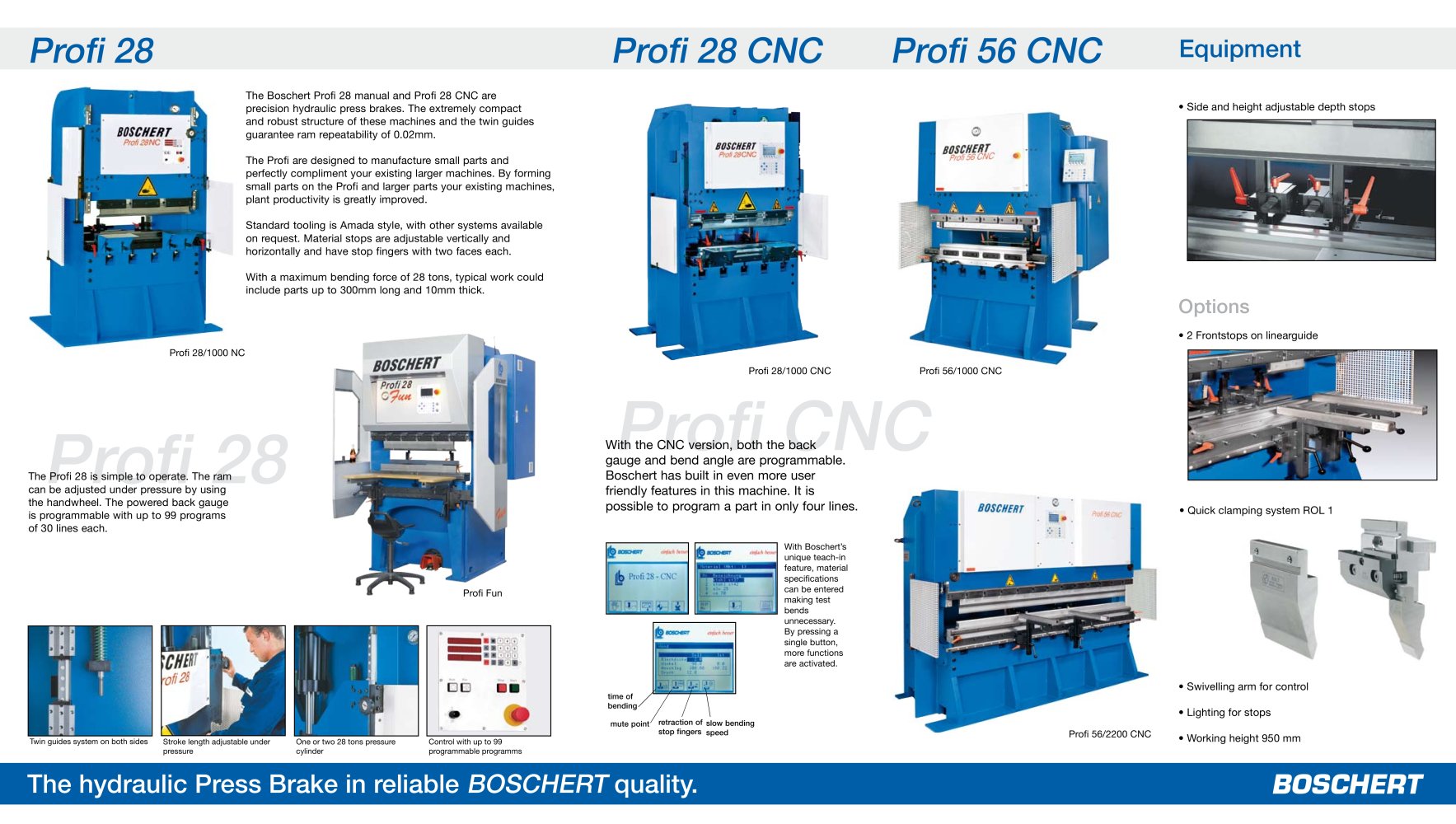 Bending Machines Profi 28/56 - Boschert