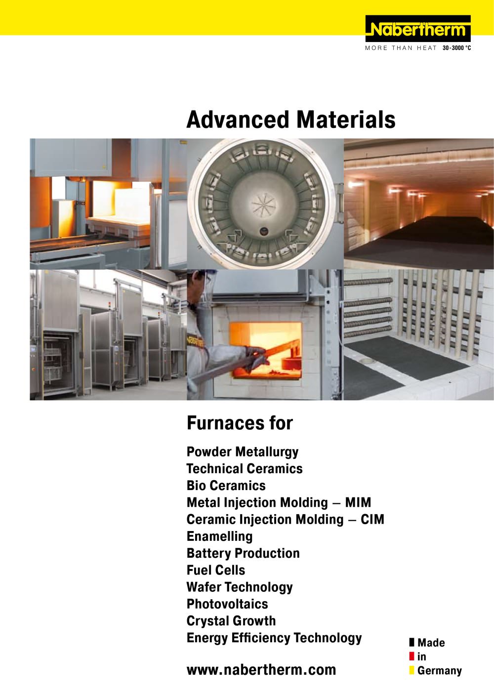 Advanced Materials - Nabertherm