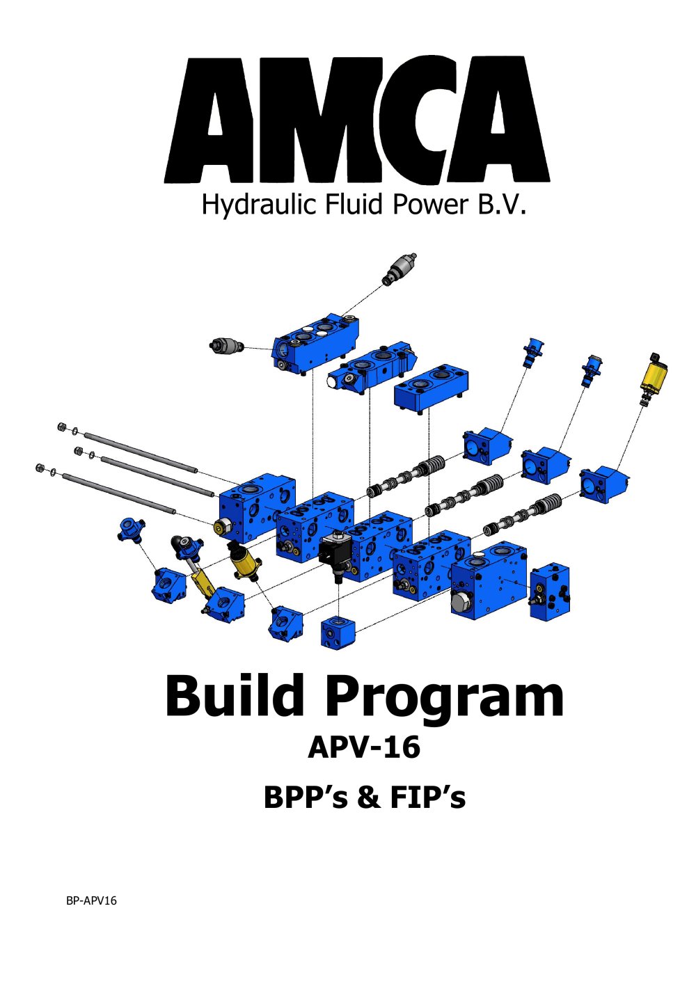 APV-16  - Build Program Parts (BPP'S - AMCA Hydraulic Fluid Power
