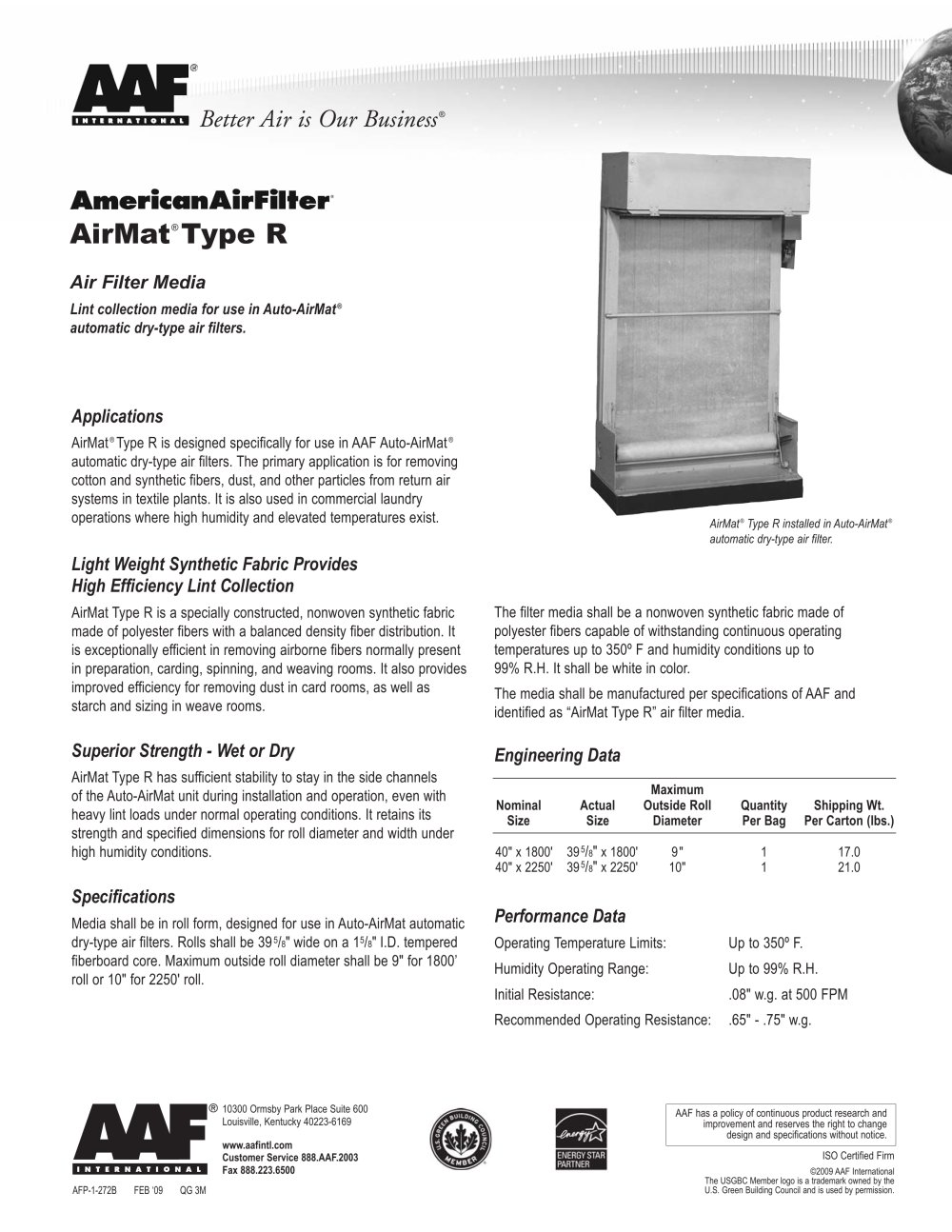 AirMat Type R - AAF International