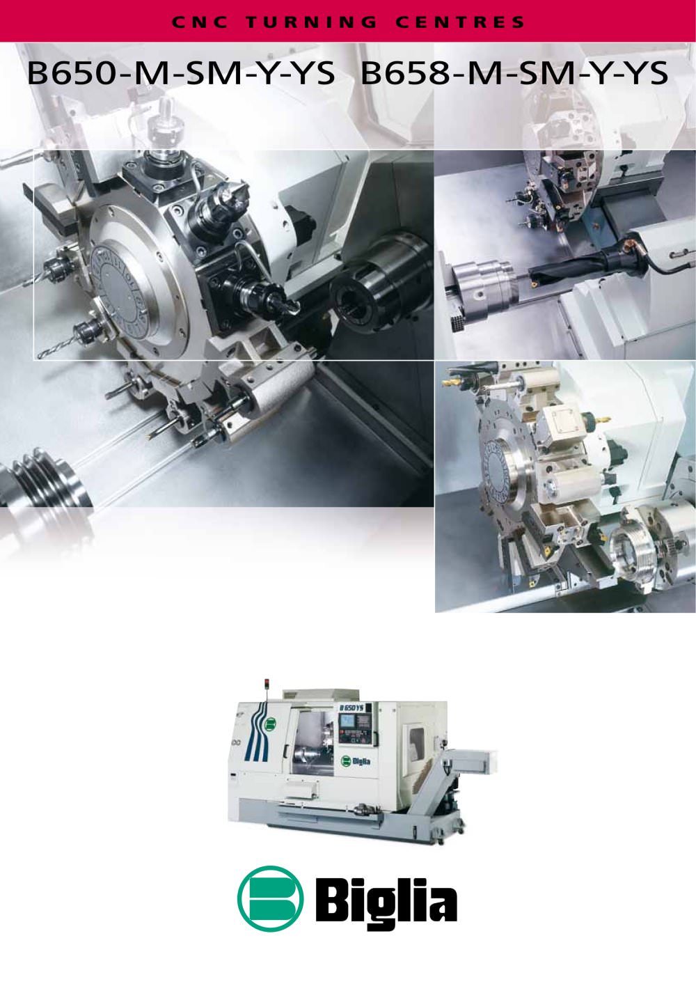 B650 �Standard� model, equipped with tailstock - Biglia