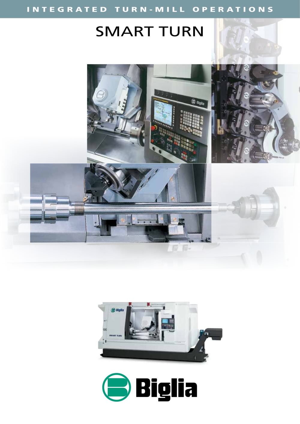 SMART TURN 1200  	 	"Standard" turn-mill machining centre with tailstock - Biglia