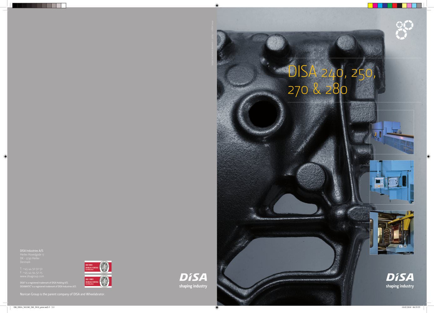DISA New Generation Vertical Moulding Machines - DISA