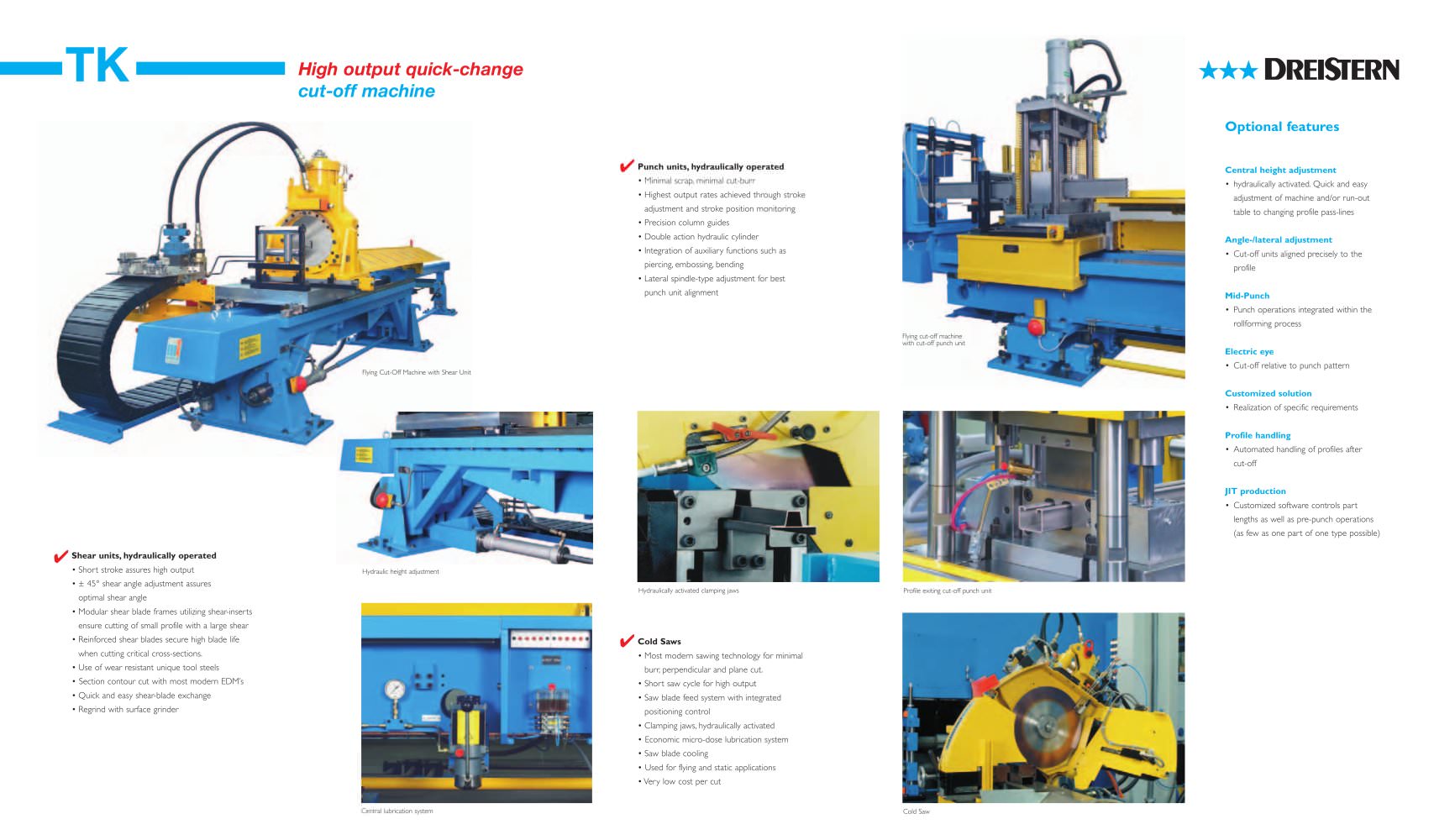 Dreistern Flying cut-off machines - DREISTERN