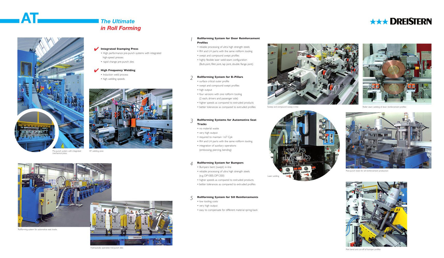 Dreistern Roll Forming Systems for Automotive Profiles - AT - DREISTERN