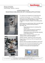 4 servoaxes welding station